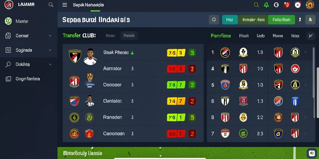 Pemandangan menakjubkan dari pegunungan dalam permainan.
